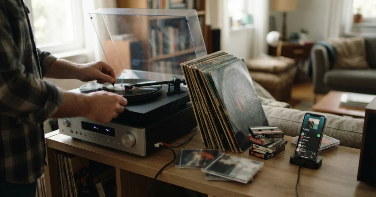 Vinilo, cassette, CD y streaming: cómo cambió la forma de escuchar música