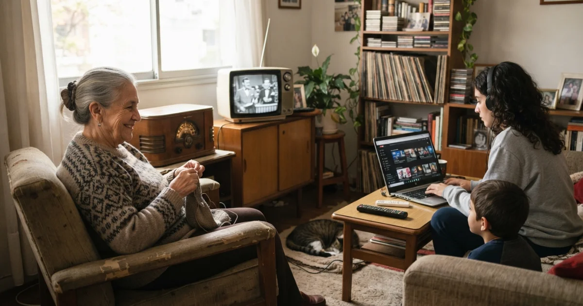 De la radio al streaming: cómo cambiaron los hábitos de entretenimiento en casa